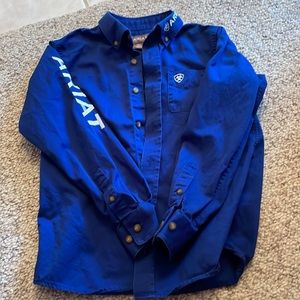Ariat Button up - Navy - a little darker than pictured - EUC